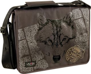 Laurex 15.6 Laptop Messenger Bag   Brown Wolf