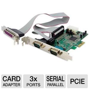 StarTech PEX2S5531P Parallel Serial Combo PCIe Card   3 Port