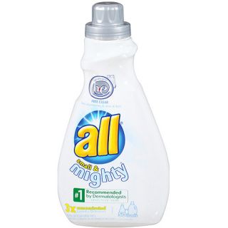 All 3X Small & Mighty Free Clear Liquid Laundry Detergent, 50 oz