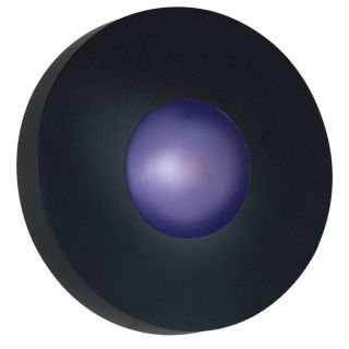Dalya Large Round 1 light Black Sconce/ Flush Mount   16114118