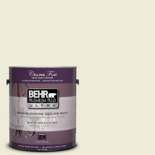 BEHR Premium Plus Ultra 1 gal. #PPU9 15 Ceiling Tinted to Summer Jasmine Interior Paint 555801