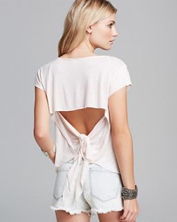 Free People Tee   Breezy Knot Back