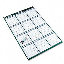 At A Glance Reversible and Erasable Yearly Wall Planner  