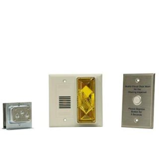 Edwards Signaling Hotel Room Annunciator Kit with Amber Lens Strobe 7005A G5