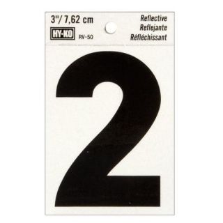 3" Reflective Vinyl Number 2