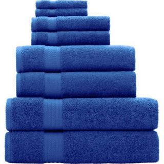 Mainstays Quick Drying 8 Piece Bath Towel Set