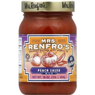 Mrs. Renfro's Mild Peach Salsa, 16 oz, (Pack of 6)