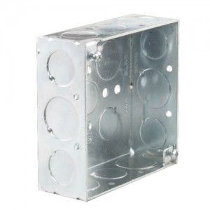 UMI 4SB 50/75 Electrical Box, 4" Metal Junction Box