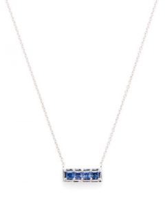 Allison Joy Mini Blue Sapphire Pendant Necklace by Dana Rebecca