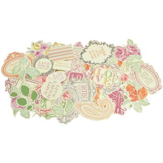 Flora Delight Collectables Cardstock Die Cuts Over 50 Pieces, Assorted