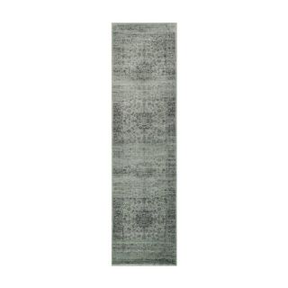 Safavieh Vintage Spruce and Ivory Rectangular Indoor Woven Runner (Common: 2 x 8; Actual: 26 in W x 96 in L x 0.33 ft Dia)