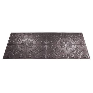 Signature 2 ft. x 2 ft. Lay In or Glue Up Ceiling Tile in Merlot by