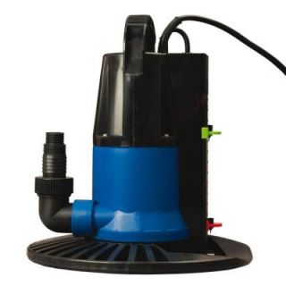 Blue Wave Dredger 1250 GPH In Ground Winter Cover Pump with Base Auto On/Off NW2351