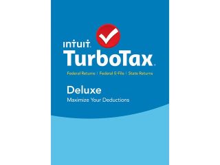 Intuit TurboTax Deluxe 2015 Fed + State + Efile for Windows   Download