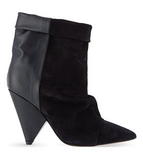 ISABEL MARANT   Andrew suede and leather ankle boots