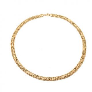 Sevilla Gold™ 14K Mirror Byzantine Link 18" Necklace   1198435