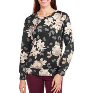 Womens Floral Fashion Sweatshirt