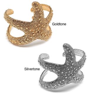 Brass Sea Lovers Starfish Cuff Bracelet  ™ Shopping   Big