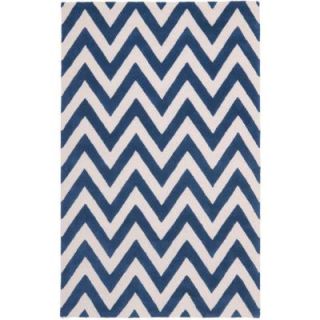 Safavieh Cambridge Navy/Ivory 10 ft. x 14 ft. Area Rug CAM139G 10