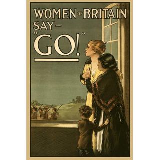 Buyenlarge Women of Britain Say Go by Kealey Vintage Advertisement
