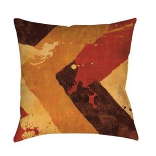 Thumbprintz Splatter Red Indoor/ Outdoor Throw Pillow 18 x 18