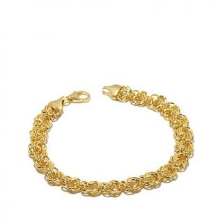 Michael Anthony Jewelry® 10K Rosette Chain 6 3/4" Bracelet   7732125