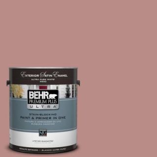 BEHR Premium Plus Ultra 1 gal. #170F 5 Brick Dust Satin Enamel Exterior Paint 985401