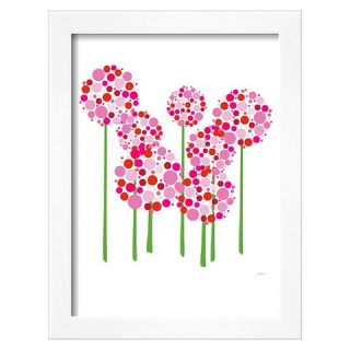 Art Pink Allium Art Print