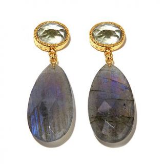 Rarities: Fine Jewelry with Carol Brodie Vermeil Gemstone Drop Earrings   7661966