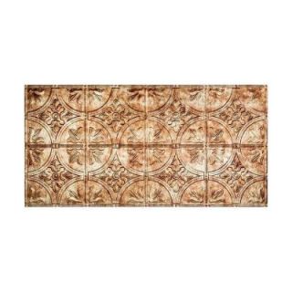 Traditional 2   2 ft. x 4 ft. Glue up Ceiling Tile in Bermuda Bronze G51 17