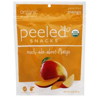 Peeled Snacks Much Ado About Mango Dried Fruit, 2.8 oz (Pack of 12)