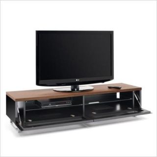 Tech Link Panorama 80" TV Stand in Walnut and Black