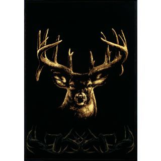 Buck Wear Moment of Truth Carved Rug