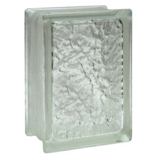 Pittsburgh Corning Icescapes Premiere Glass Block (Common: 8 in H x 6 in W x 4 in D; Actual: 7.75 in H x 5.75 in W x 3.87 in D)