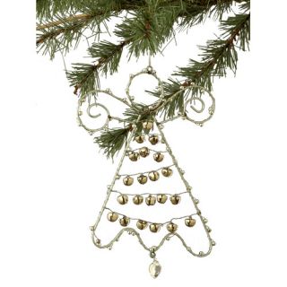 Chalet Wire Bell and Angel Ornament by Sage & Co.