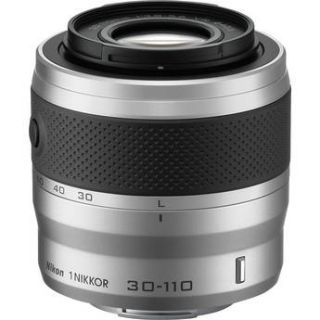 Nikon 1 Nikkor VR 30 110 mm f/3.8 5.6 Lens (Silver) for CX