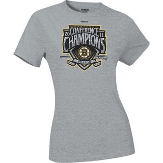 Reebok Boston Bruins 2011 Eastern Conference Champions Womens Locker Room Slim Fit T Shirt