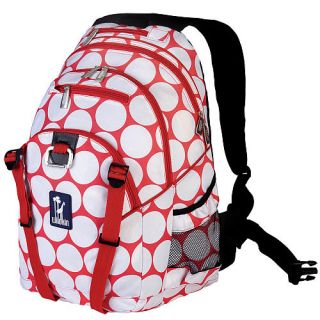 Big Dot Red & White Serious Backpack    Wildkin