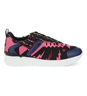 MSGM   Runner lace up trainers