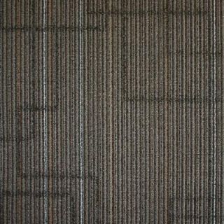 Ellis Graphite Loop 19.7 in. x 19.7 in. Carpet Tile (20 Tiles/Case) 706806