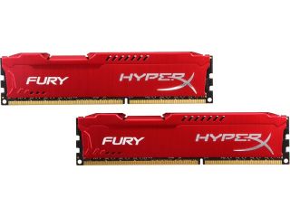 HyperX Fury White Series 4GB 240 Pin DDR3 SDRAM DDR3 1866 Desktop Memory Model HX318C10FW/4