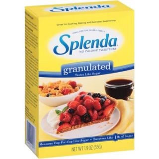 Splenda Granulated No Calorie Sweetener, 1.9 oz Box