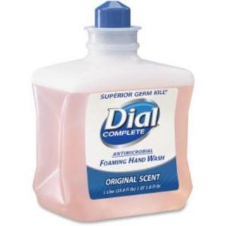 Dial Professional Complete Antibacterial Foam Handwash Refill   Original Scent   33.8 Fl Oz [1000 Ml]   Orange   6 / Carton   Hypoallergenic, Antimicrobial, Anti bacterial (dpr 00162)
