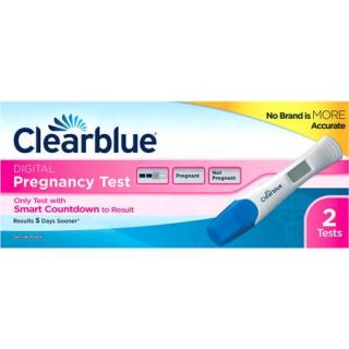 Clearblue Digital Pregnancy Test with Smart Countdown, 2 count