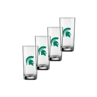 Kraftware Michigan State 16 oz. Tall Beverage Glass (Set of 4) 22814