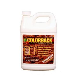 COLORBACK 1 Gal. Brown Mulch Colorant Covering up to 12,800 sq. ft. 192101