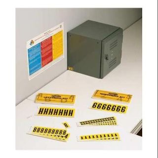 ELECTROMARK 34098YL Label, L, Yellow, 2 In. H, PK 5