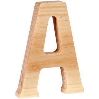 Wood Letter 5"X.63" A