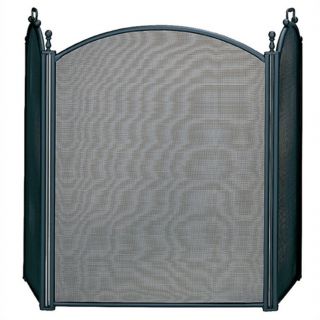 Uniflame 3 Fold Large Diameter Black Screen with Woven Mesh   S 3652