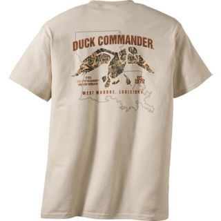 Duck Commander® Mens Louisiana Camo Short Sleeve Tee Shirt